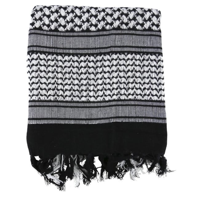 Foulard en coton Noir & Blanc - Kombat Tactical