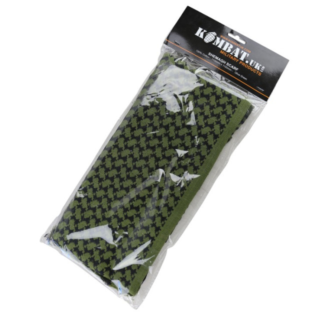Katoenen sjaal Groen en zwart- Kombat Tactical
