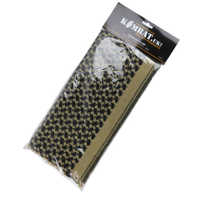Foulard en coton Coyote et noir- Kombat Tactical