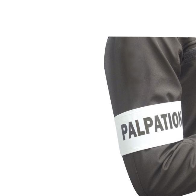 Brassard blanc PALPATION - Patrol