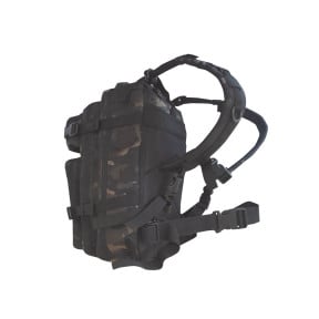 Sac à dos ASSAULT Pack Système MOLLE Découpe Laser 27L - Camo Noir - PATROL EQUIPEMENT