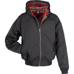 Jacke mit Kapuze Lord Canterbury Old School Schwarz - Brandit