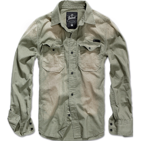 Koszula Denim Hardee Vintage Zielona - Brandit