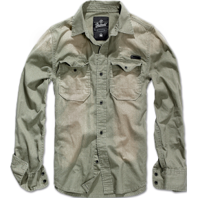 Koszula Denim Hardee Vintage Zielona - Brandit
