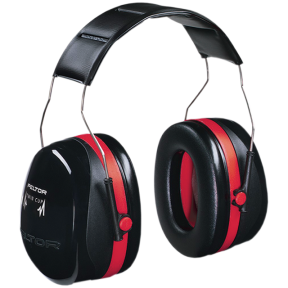 Protetor Auricular Optime III Peltor - Vermelho/Preto - GK