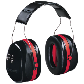 Helm Optime III Peltor - Rood/Zwart - GK