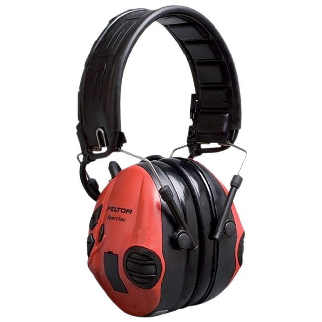 Casque Peltor Sport TAC 3 Rouge & Noir - GK Pro