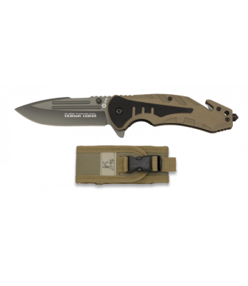 Couteau pliant G10 Coyote avec Clip 18318 - K25