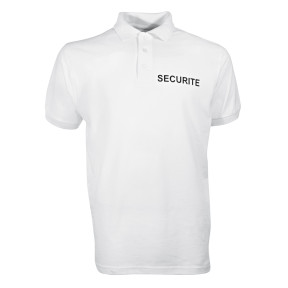Tee shirt Sécurité blanc