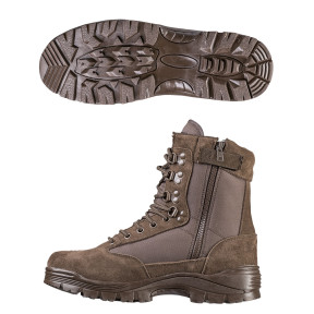 Tactical Zip schoenen bruin - Miltec