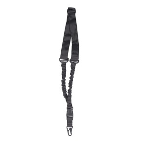 Basis elastische 1-punts riem zwart - Miltec