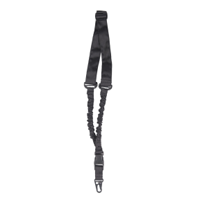 Basis elastische 1-punts riem zwart - Miltec