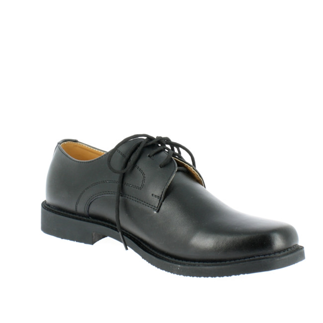 Schwarze Lederstadtschuhe - Patrol