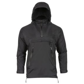 Waterdichte jas gevoerd met micro-fleece zwart - Highlander