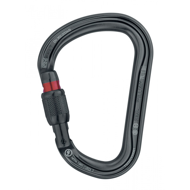 Mousqueton grande capacité WILLIAM SCREW-LOCK - Petzl