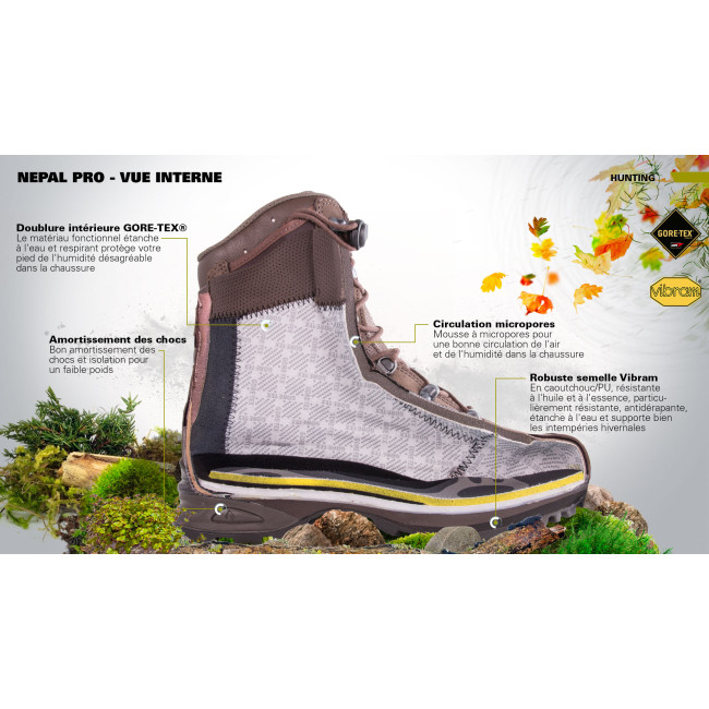 Buty Rangers Nepal pro brązowe - Haix