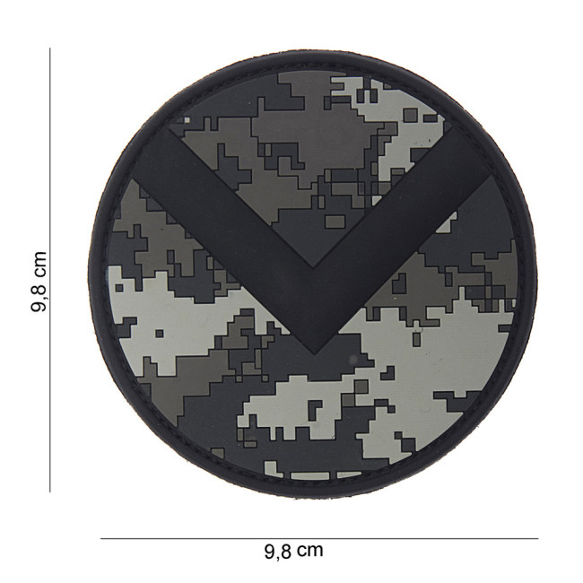 3D patch Spartan shield in PVC ACU - 101 Inc