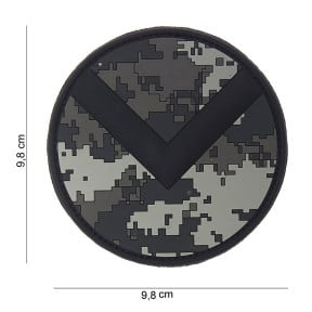3D patch Spartan shield in PVC ACU - 101 Inc