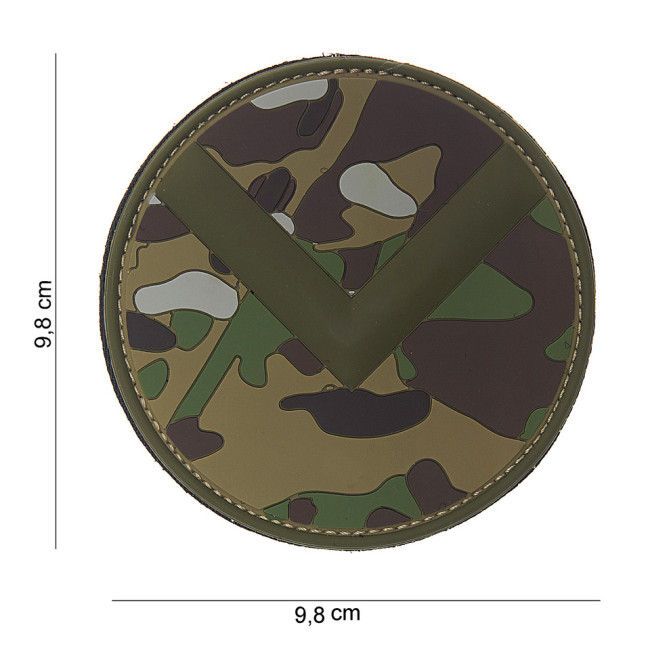 3D-Patch Spartanerschild aus PVC in Multicamo - 101 Inc