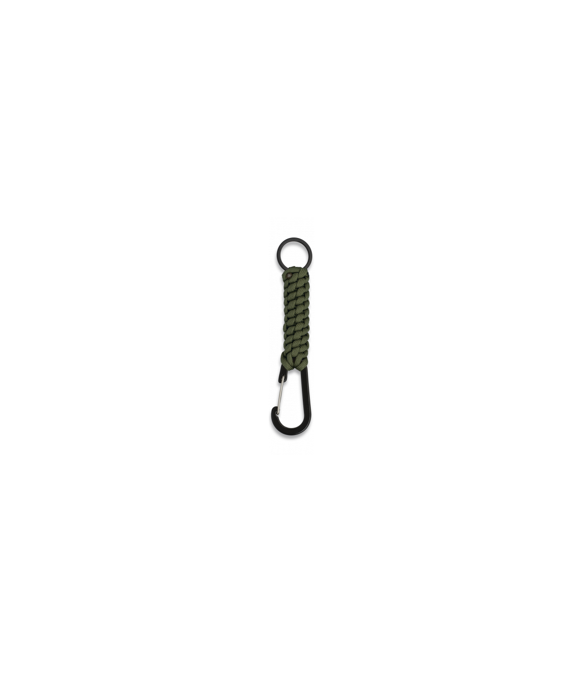 Habimat - Porte clés paracorde avec mousqueton vert