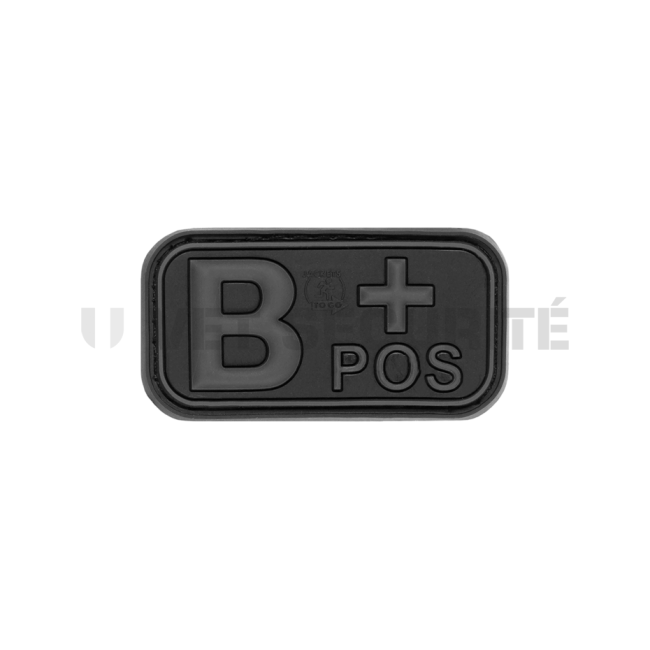 Patch prostokąt grupa krwi B+ blackops - JTG