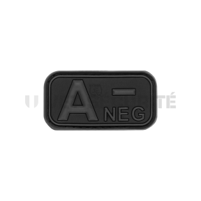 Patch rectangle groupe sanguin A- blackops - JTG