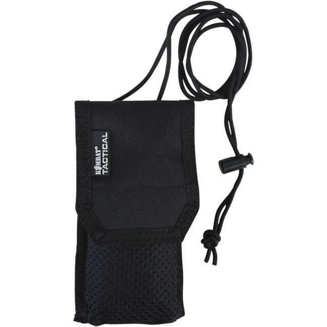 Schwarze MOLLE-Handytasche - Kombat Tactical