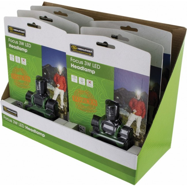 Hoofdlamp Focus 3 Watt LED - Highlander