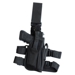 Holster de cuisse tactique - Noir - Kombat Tactical