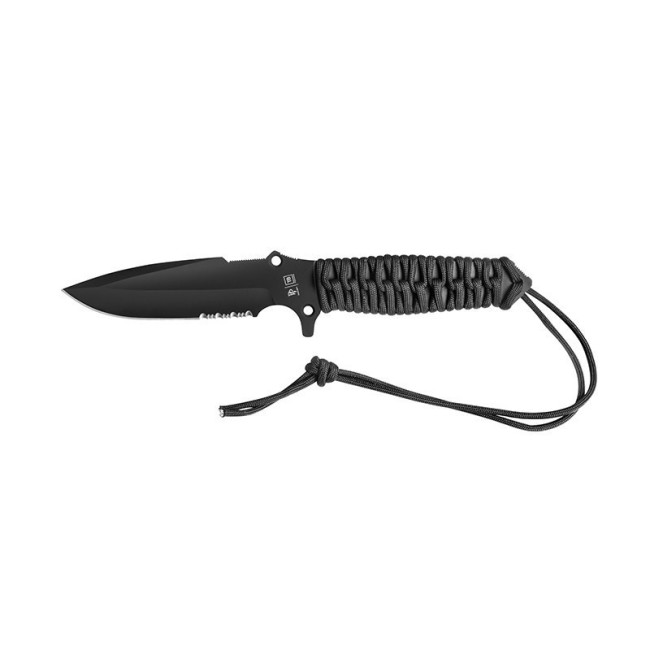 Couteau de survie Le Maraudeur paracorde noir - TB Outdoor