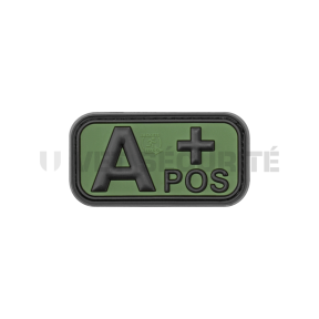 Patch groupe sanguin A+ Vert OD - JTG