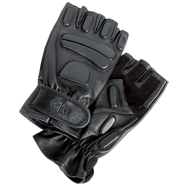 Mitaines d'intervention cuir noir - GK Pro