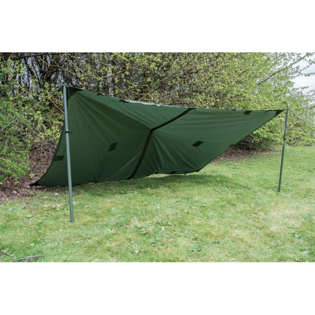 Plandeka wodoodporna Basha 2,5 x 1,7 m oliwkowy - Highlander