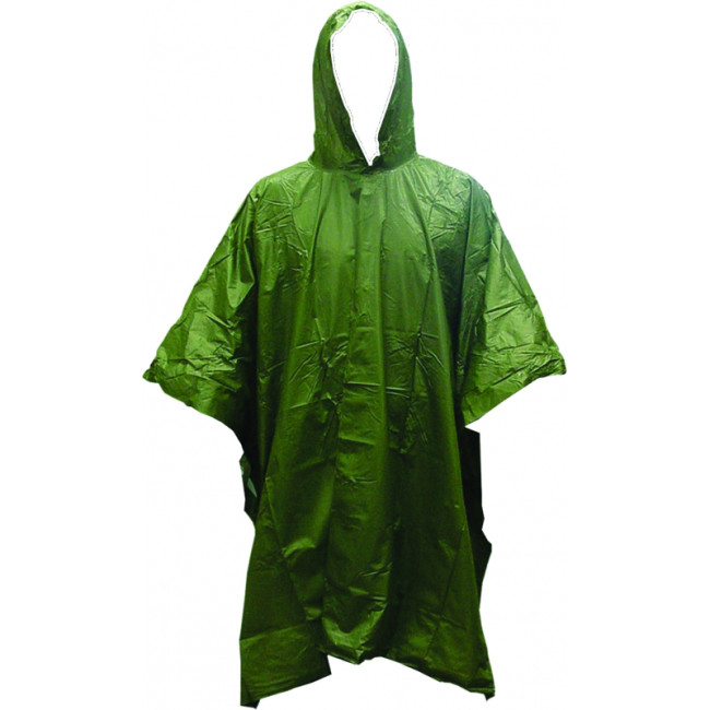 Olivgrüner PVC-Poncho - Highlander