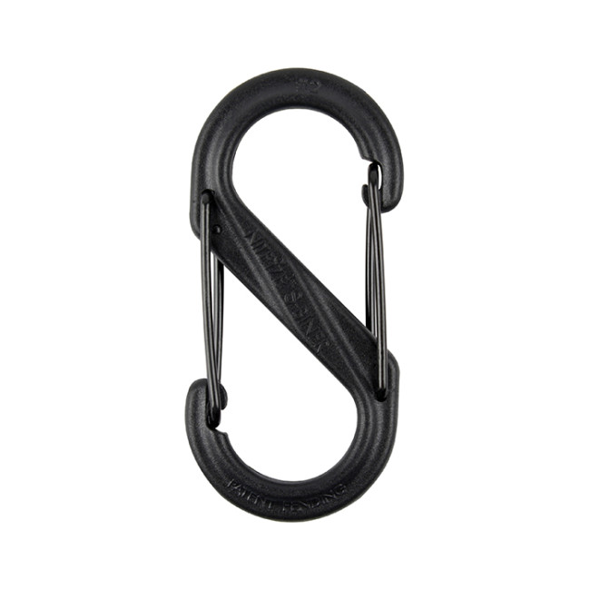 Mousqueton S-Biner plastique Taille 2 noir - Nite Ize 