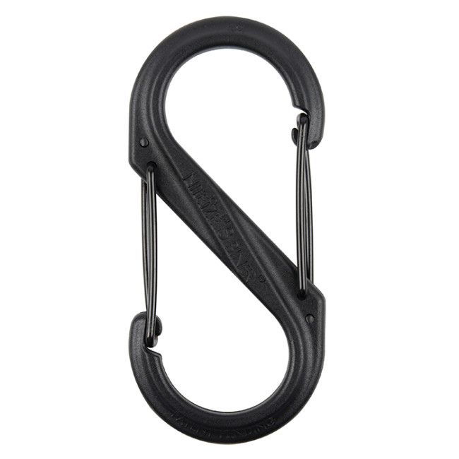 Mousqueton S-Biner plastique Taille 2 noir - Nite Ize
