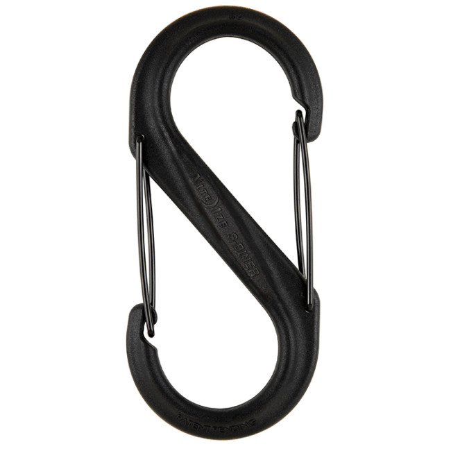 Mousqueton S-Biner plastique Taille 4 noir - Nite Ize