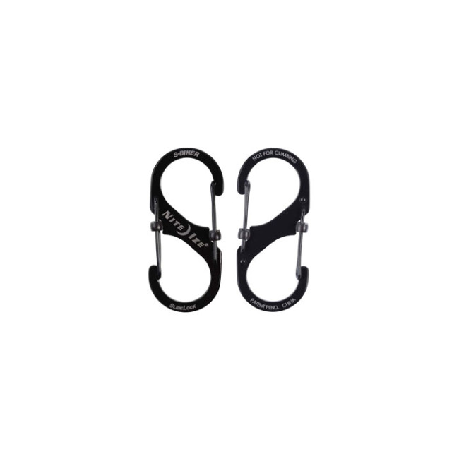 S-Biner SlideLock Karabiner Größe 2 schwarz - Nite Ize