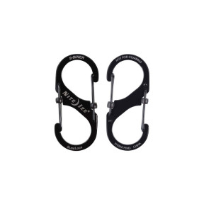 Mousqueton S-Biner SlideLock Taille 3 noir - Nite Ize 