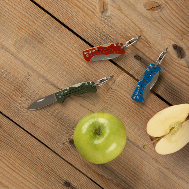 Schlüsselanhänger mit grünem Messer - Nite Ize