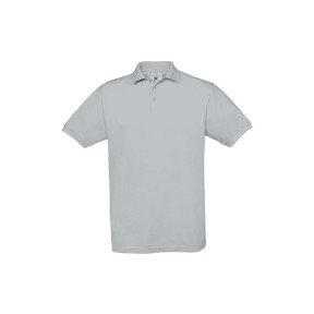 Kurzarm-Poloshirt Hellgrau - B&C
