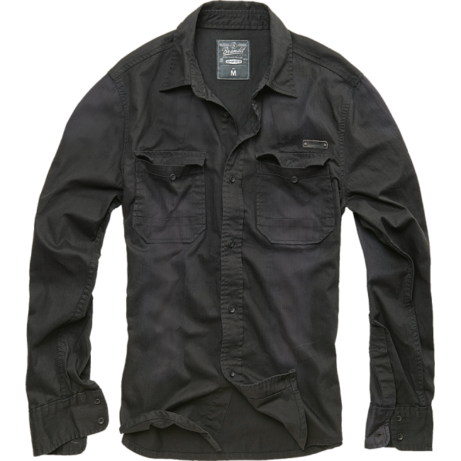 Vintage Denim-Hemd Hardee Schwarz - Brandit
