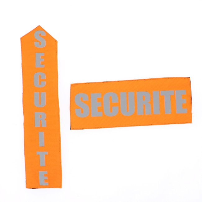 Bandeaux haute visibilité Sécurité Orange - VVS