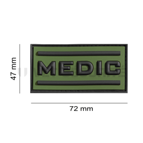 Patch médic rubber vert - JTG