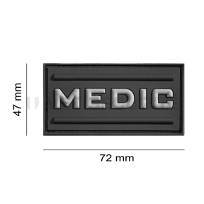 Patch medic rubber zwart - JTG
