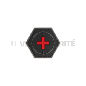Tactical medic patch rood en zwart - JTG