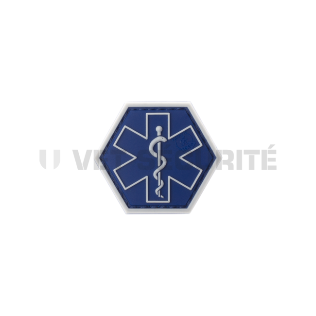 Hexagonaler blauer Sanitäter-Patch - JTG