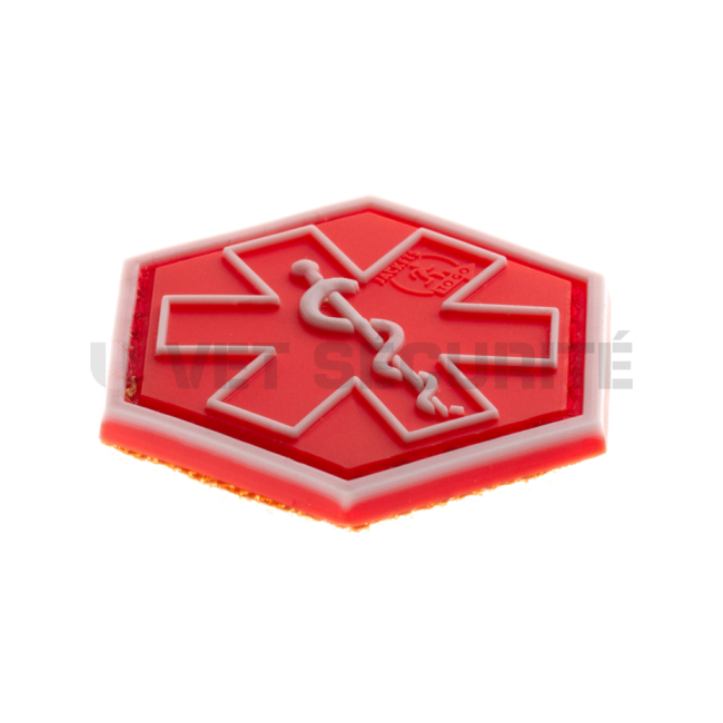 Sechseckiger roter Sanitäter-Patch - JTG