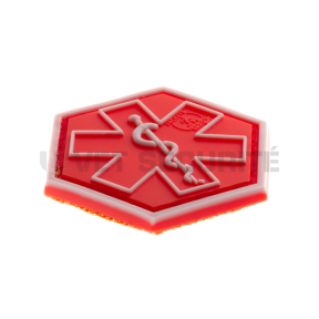Hexagonaler Sanitäter-Patch Rot - JTG