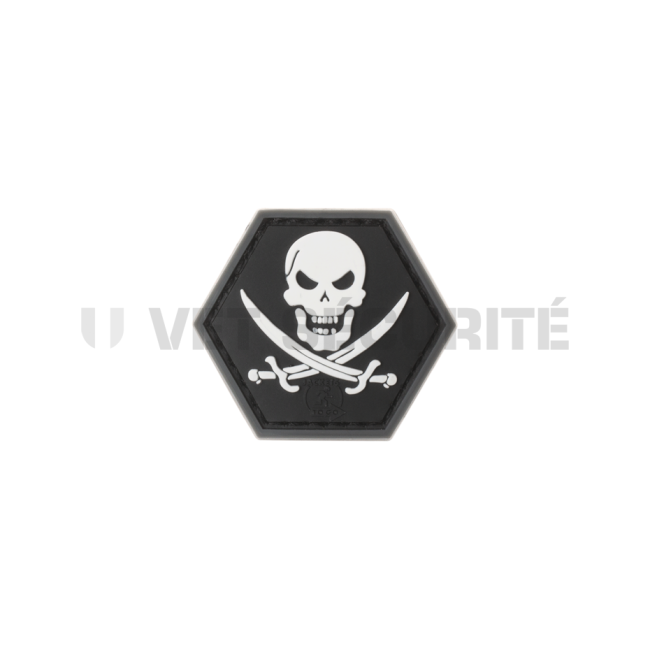 Schwarzer Piraten-Flaggen Patch - JTG